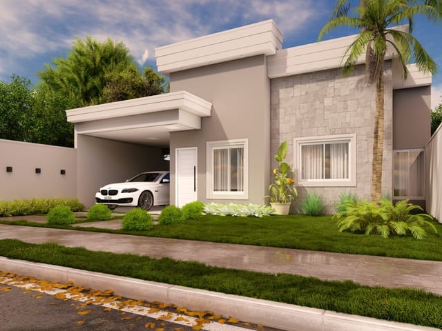 Casa com 250m² 3 quartos e 2 banheiros, à venda, no bairro Residencial Veneza em Nova Mutum
