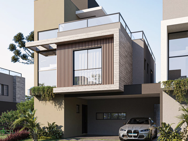 Casa com 216m² 3 quartos e 4 banheiros, à venda, no bairro Bacacheri em Curitiba
