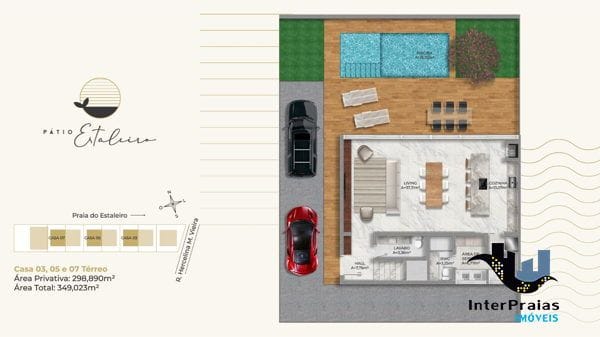 Casa com 349m², à venda, no bairro Praia do Estaleiro em Balneário Camboriú