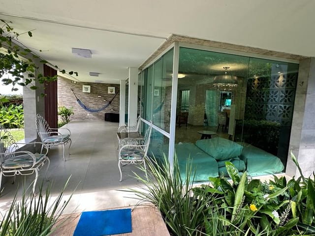Foto do Casa - Casa à venda com 280m², 03 dormitórios com 03 suítes, escritório, arejada, energia solar, Km 02, Condomínio Santa Helena,, São Pedro, Camaragibe, PE. | Tânia Macêdo Imóveis