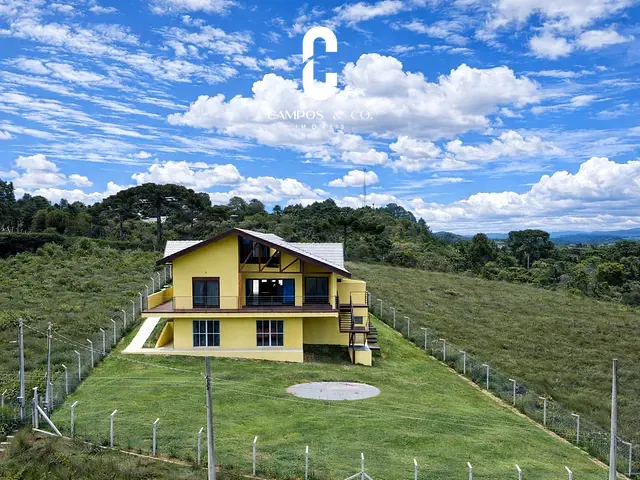 Casa com 1224m² 3 quartos e 4 banheiros, à venda, no bairro Passos da Mantiqueira em Campos Do Jordão