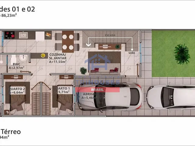 Casa à venda, no bairro Cajuru em Curitiba