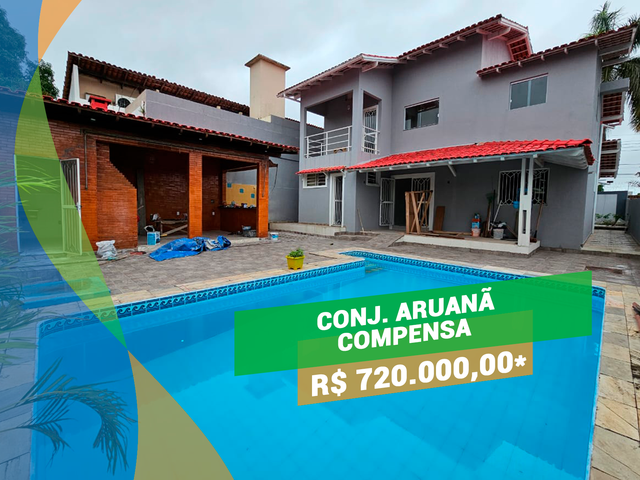 Foto do Casa - Casa de 4Qts/2St recém reformada Conj Aruanã | Apartamentos Manaus Imobiliária