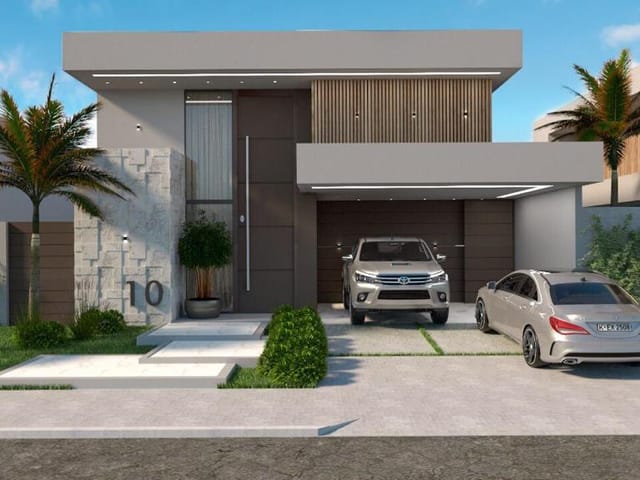 Foto do Casa - Casa à venda 3 Quartos, 3 Suites, 4 Vagas, 406M², 23 de Setembro, Várzea Grande - MT | Condomínio Florais da Mata | EL HAGE IMÓVEIS