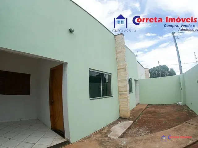 Casa 2 quartos e 1 banheiro, à venda, no bairro Parque Residencial Quinta da Lagoa em Três Lagoas