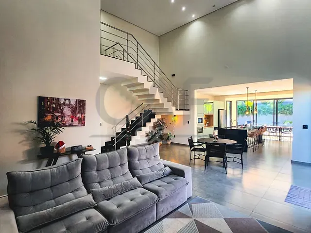 Casa com 510m² 3 quartos e 5 banheiros, à venda ou para alugar, no bairro Residencial Tamboré em Jaguariúna