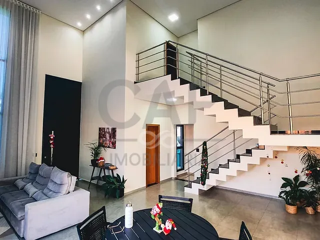 Casa com 510m² 3 quartos e 5 banheiros, à venda ou para alugar, no bairro Residencial Tamboré em Jaguariúna