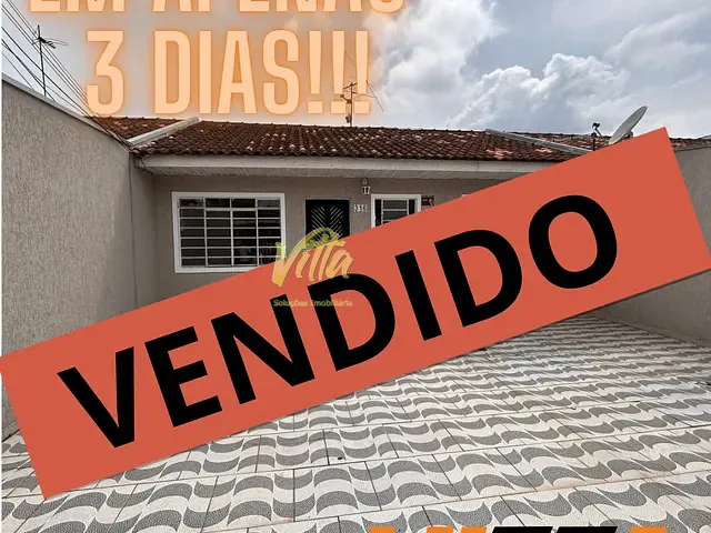 Casa com 130m² 3 quartos e 1 banheiro, à venda, no bairro Fazenda Velha em Araucária