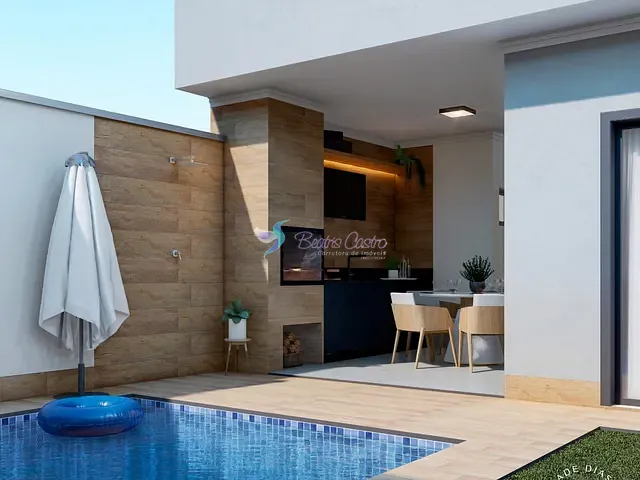 Casa com 210m² 3 quartos e 3 banheiros, à venda, no bairro Residencial Jardins da Catalunha em Atibaia