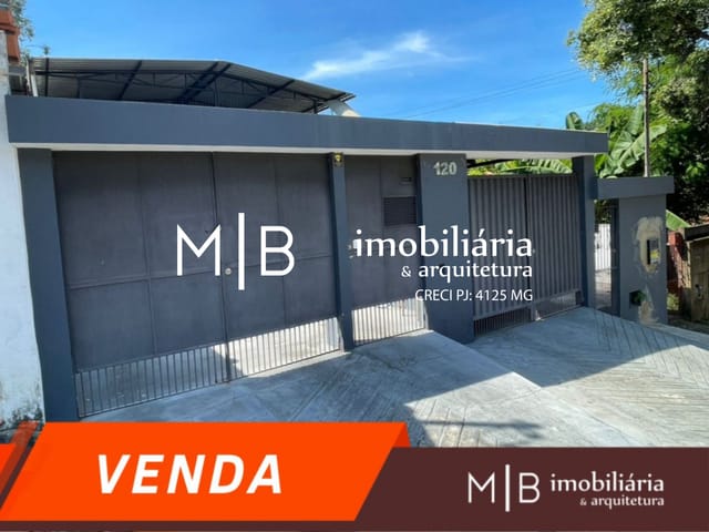 Casa 2 quartos e 2 banheiros, à venda, no bairro VILA REIS em CATAGUASES