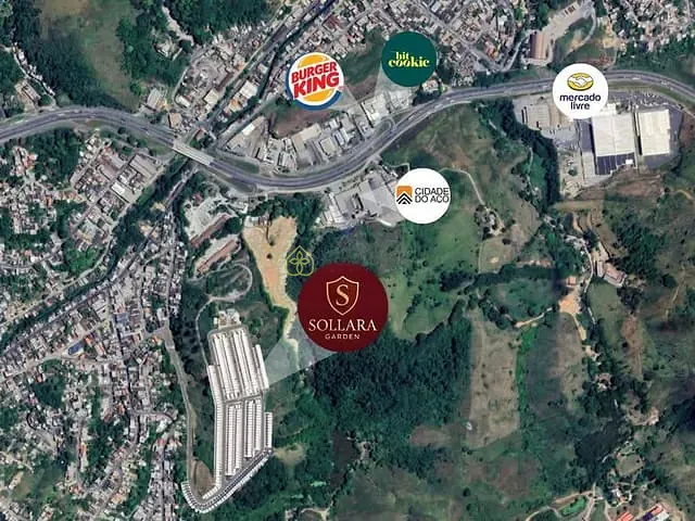 Casa com 95m² 2 quartos e 2 banheiros, à venda, no bairro Boa Sorte em Barra Mansa