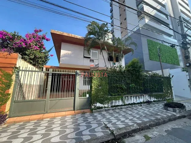 Casa 5 quartos e 5 banheiros, para alugar, no bairro Ponta da Praia em Santos