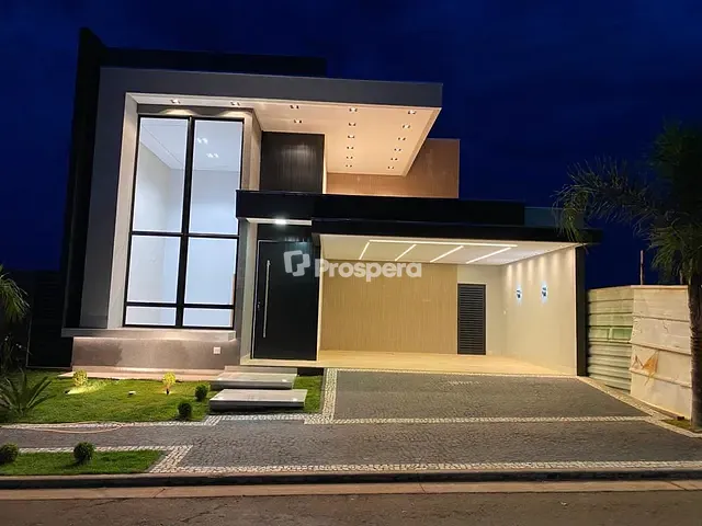 Casa com 360m² 3 quartos e 4 banheiros, à venda, no bairro Condomínio Residencial Gaudi em Anápolis