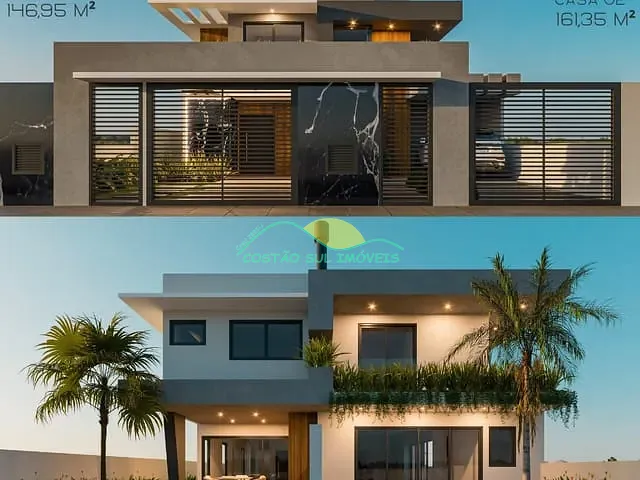 Casa 3 quartos e 4 banheiros, à venda, no bairro Campeche em Florianópolis