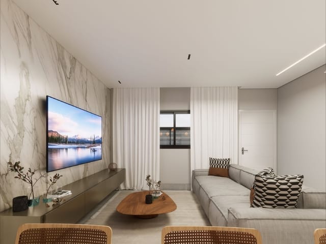 Foto do Casa - Casa Sobrado à venda, Vila Pires, Santo André, SP, 3 suítes, 126m², entrega maio de 25 | Tamara Velloso Corretora de Imóveis