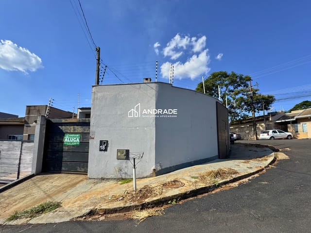 Casa 2 quartos e 1 banheiro, para alugar, no bairro Loteamento Residencial Villágio Di Roma em Apucarana