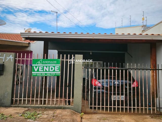 Casa com 110m² 2 quartos e 1 banheiro, à venda, no bairro Jardim Tibagi em Apucarana