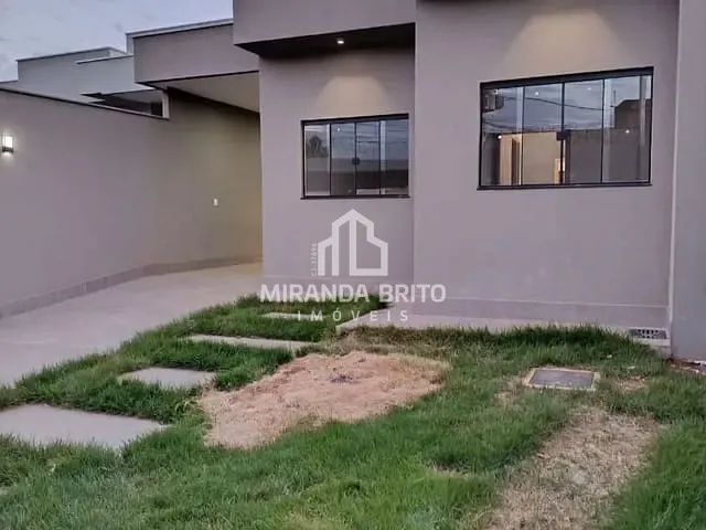 Casa 3 quartos e 2 banheiros, à venda, no bairro Residencial Solar Central Park em Aparecida de Goiânia