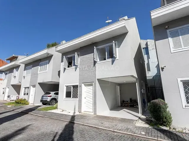 Casa com 129m² 3 quartos e 4 banheiros, à venda, no bairro Ahú em Curitiba