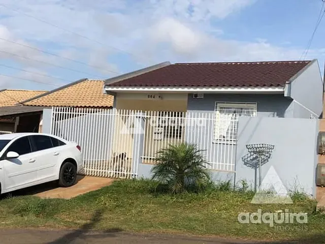 Casa 2 quartos e 1 banheiro, à venda, no bairro Cará-cará em Ponta Grossa