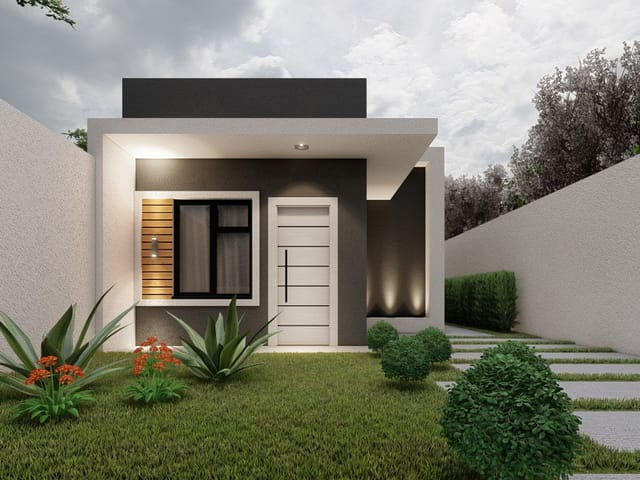 Foto do Casa - Casa na Planta no Jardim Paris Financiamento CAIXA a partir de R$135.000 - J.Mareze Imóveis | J. Mareze Imóveis Ltda