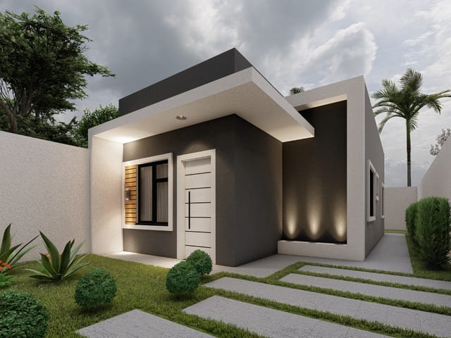 Foto do Casa - Casa na Planta no Jardim Paris Financiamento CAIXA a partir de R$135.000 - J.Mareze Imóveis | J. Mareze Imóveis Ltda