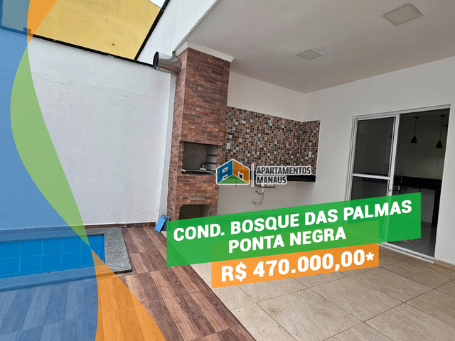 Foto do Casa - Casa Cond Bosque das Palmas  3Q/1st  Ponta Negra | Apartamentos Manaus Imobiliária