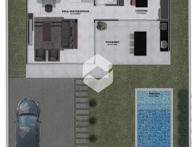 Casa com 285m² 3 quartos e 4 banheiros, à venda, no bairro Guaratiba em Rio de Janeiro
