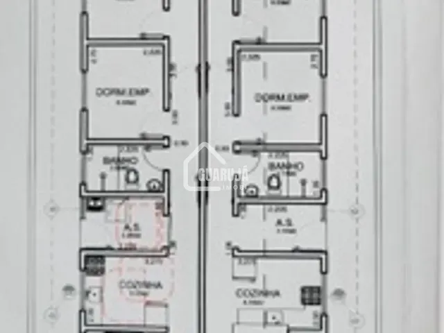 Casa 3 quartos e 2 banheiros, à venda, no bairro Parque Estuário (Vicente de Carvalho) em Guarujá