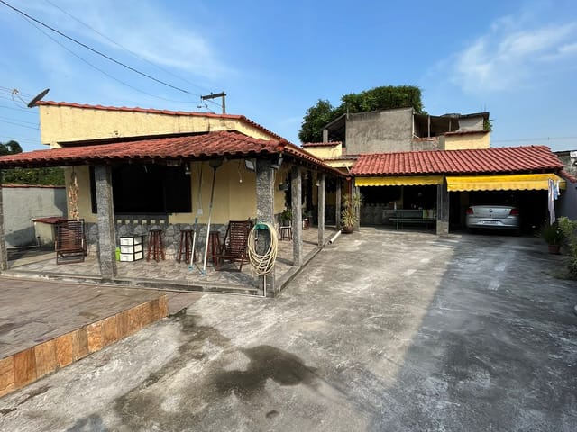 Foto do Casa - Casa com 1 quarto, piscina, área gourmet, à venda, 72.6 de área construída, localizada no Jardim da Paz (Guia de Pacobaíba), Magé, RJ | Sansil Imóveis