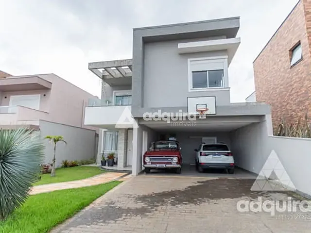 Casa com 357m² 4 quartos e 6 banheiros, à venda, no bairro Jardim Carvalho em Ponta Grossa