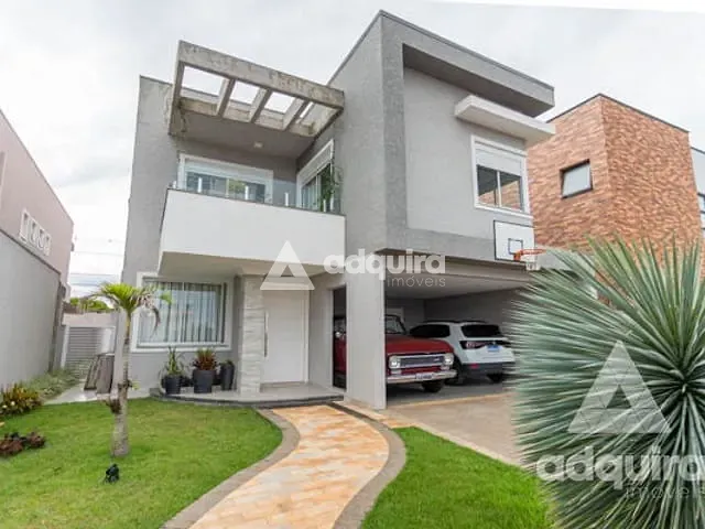 Casa com 357m² 4 quartos e 6 banheiros, à venda, no bairro Jardim Carvalho em Ponta Grossa