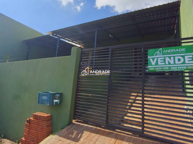 Casa 2 quartos e 2 banheiros, à venda, no bairro Residencial Interlagos em Apucarana