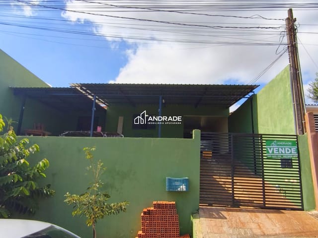 Casa 2 quartos e 2 banheiros, à venda, no bairro Residencial Interlagos em Apucarana