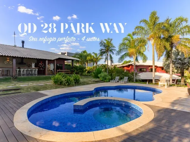 Casa com 5000m² 4 quartos e 8 banheiros, à venda, no bairro Park Way em Brasília