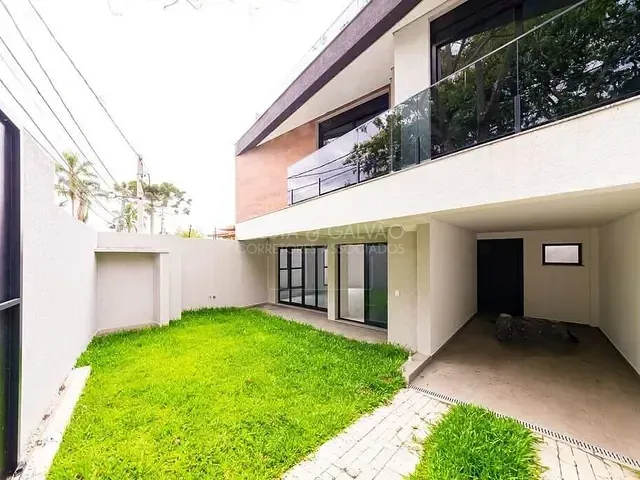 Casa com 155m² 4 quartos e 4 banheiros, à venda, no bairro Mercês em Curitiba