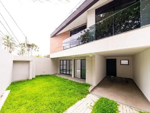 Casa com 155m² 4 quartos e 4 banheiros, à venda, no bairro Mercês em Curitiba