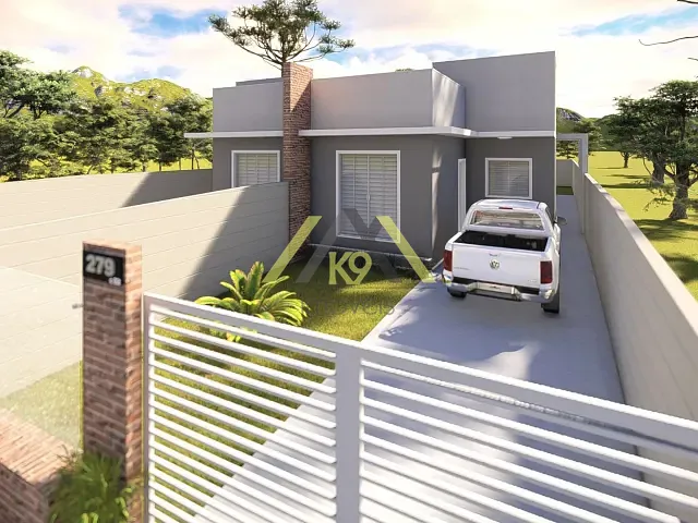 Casa com 180m² 3 quartos e 2 banheiros, à venda, no bairro Maracanã em Colombo