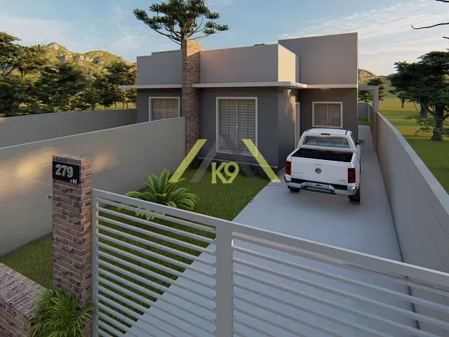 Casa com 180m² 3 quartos e 2 banheiros, à venda, no bairro Maracanã em Colombo