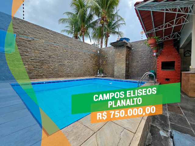 Foto do Casa - Casa - 3 suítes - Piscina e Churrasqueira - Campos Eliseos, Planalto | Apartamentos Manaus Imobiliária