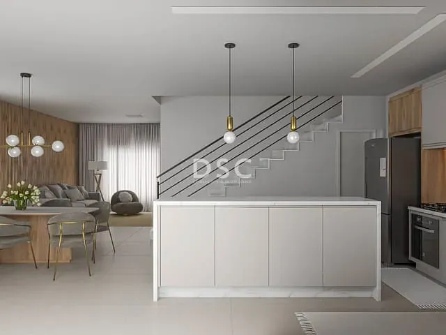 Casa 3 quartos e 3 banheiros, à venda, no bairro Santa Felicidade em Curitiba
