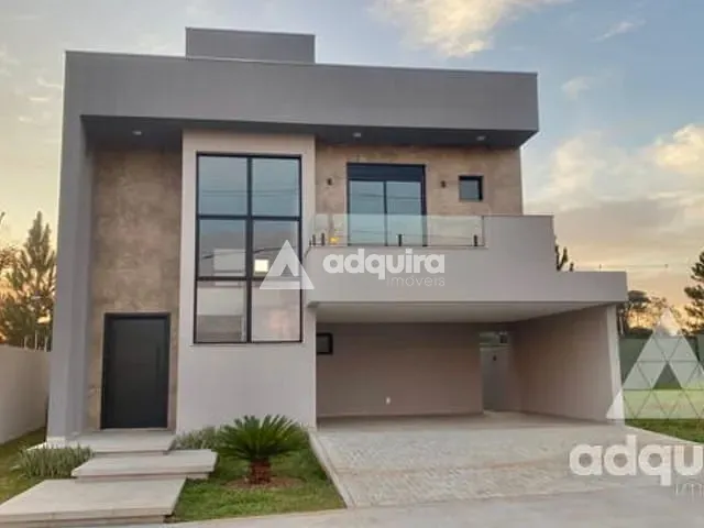 Casa com 300m² 4 quartos e 5 banheiros, à venda, no bairro Jardim Carvalho em Ponta Grossa