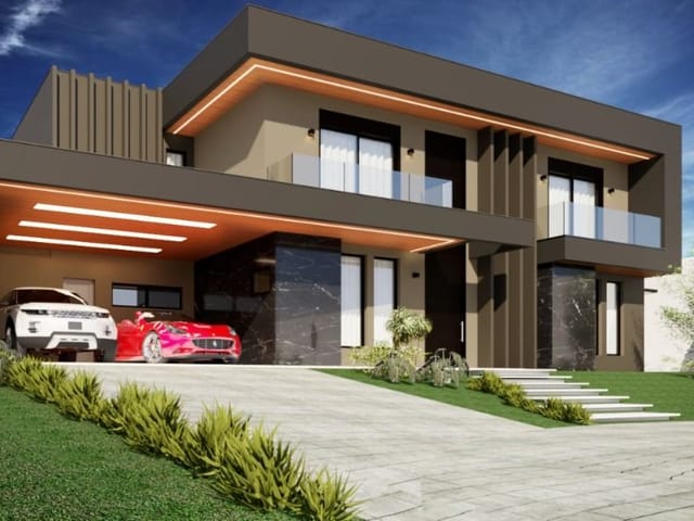 Foto do Casa - BELÍSSIMA e LUXUOSA CASA com 5 dormitórios, sendo 4 suítes à venda, 344 m² por R$ 2.850.000 - Colinas do Paratehy Norte - São José dos Campos/SP | RUSSI IMÓVEIS