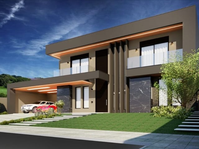 Foto do Casa - BELÍSSIMA e LUXUOSA CASA com 5 dormitórios, sendo 4 suítes à venda, 344 m² por R$ 2.850.000 - Colinas do Paratehy Norte - São José dos Campos/SP | RUSSI IMÓVEIS