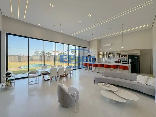 Casa com 1550m² 4 quartos e 5 banheiros, para alugar, no bairro Loteamento Terras de Canaã em Cambé