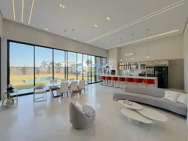 Casa com 1550m² 4 quartos e 5 banheiros, para alugar, no bairro Loteamento Terras de Canaã em Cambé