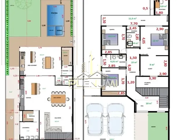 Casa com 300m² 3 quartos e 3 banheiros, à venda, no bairro Jardim Mirassol em Rio Claro