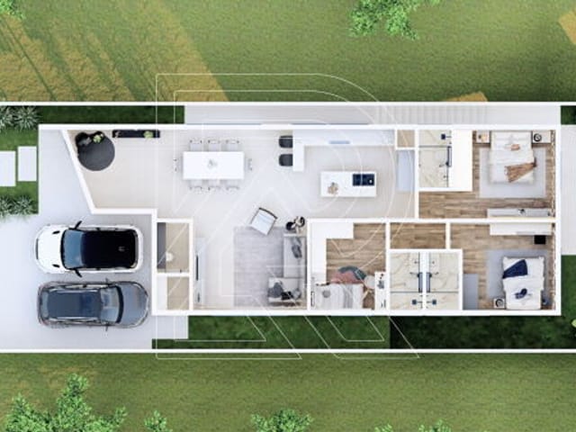 Casa com 300m² 3 quartos e 3 banheiros, à venda, no bairro Jardim Bandeirantes em Louveira