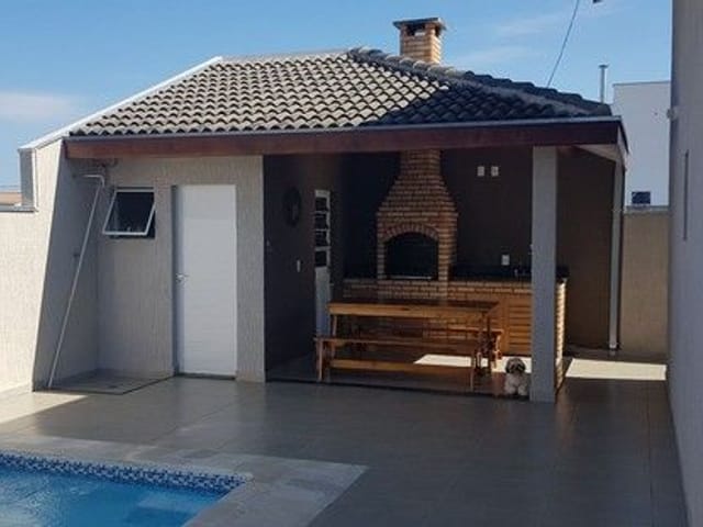 Foto do Casa - Casa no Condomínio Terras do Vale com 3 dormitórios à venda, 150 m² por R$ 795.000 - Condomínio Terras do Vale - Caçapava/SP | RUSSI IMÓVEIS