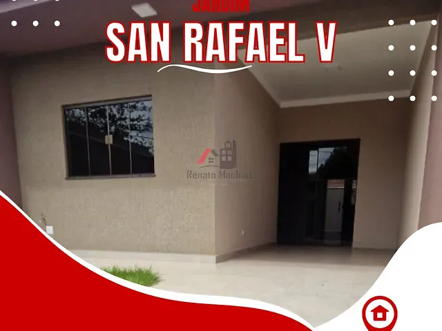 Casa com 126m² 3 quartos e 1 banheiro, à venda, no bairro Jardim San Raphael V em Arapongas
